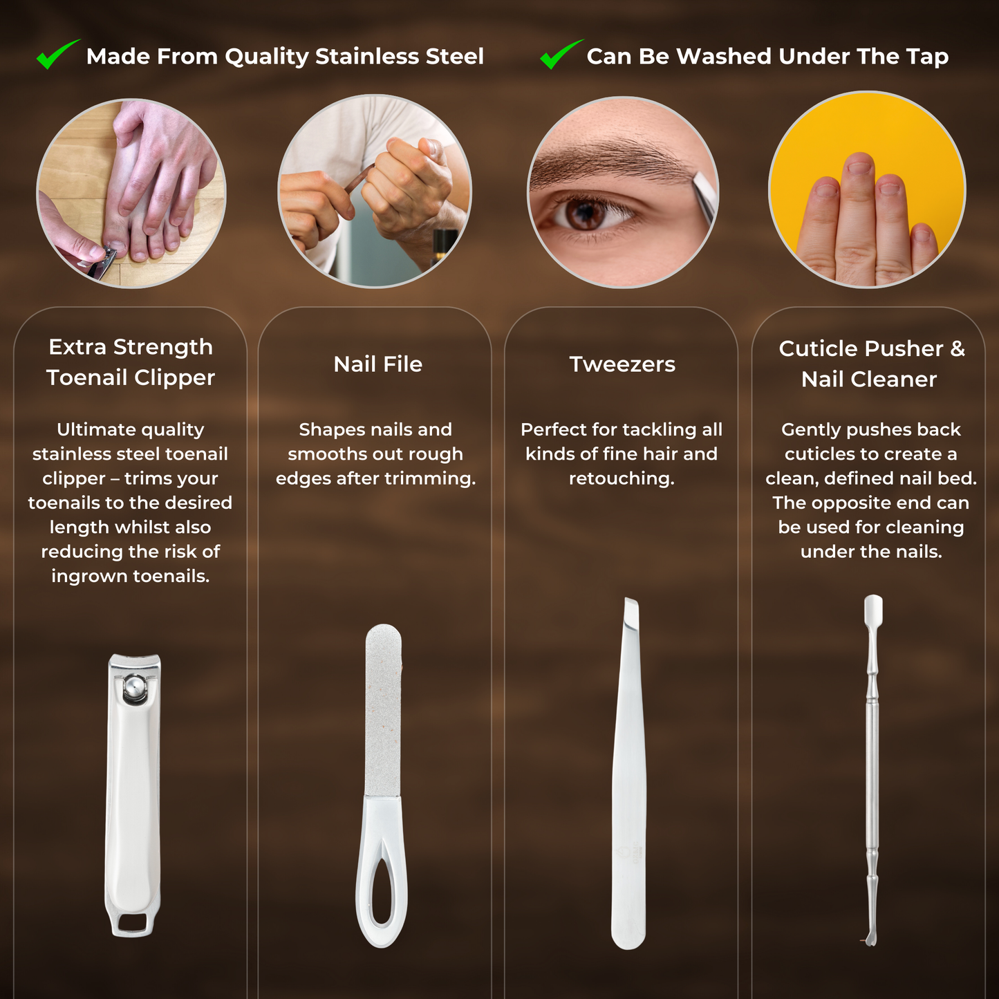 Tanned Luxury Seven Piece Manicure Set