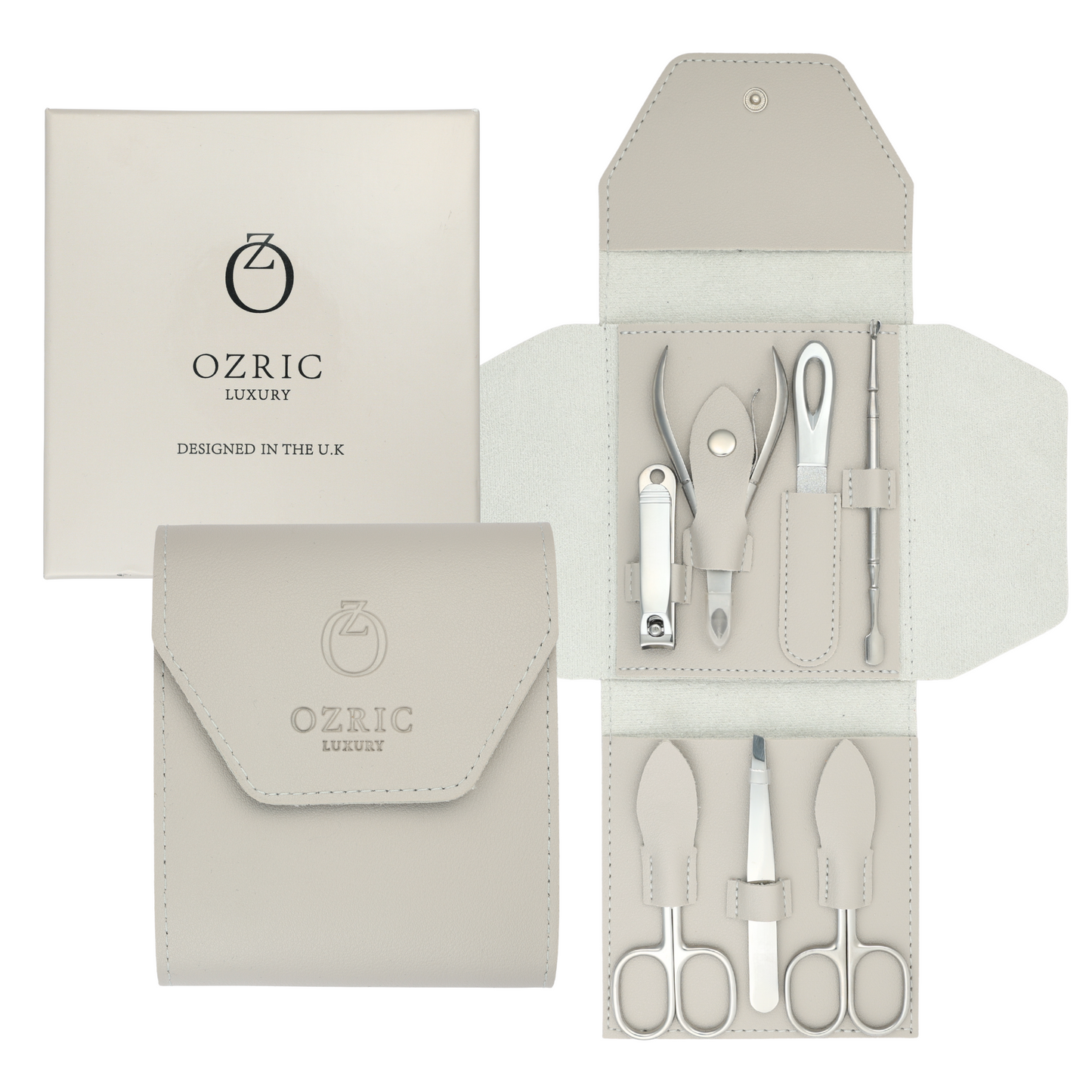 Clay Luxury Seven Piece Manicure Set